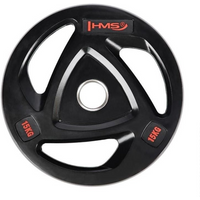 Rubberized Olympic plate 15 kg HMS TOX15
