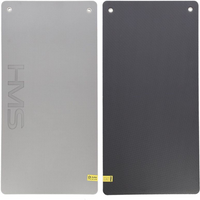 HMS Premium MFK07 gray club fitness mat with holes