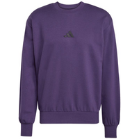 Men's adidas Essentials Feelcozy Fleece Sweatshirt Purple JX3313