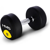 Rubber-coated dumbbell 12kg HMS HG PRO 12