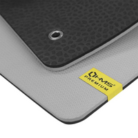 HMS MFK01 Gray-Black Club Fitness Mat with Holes