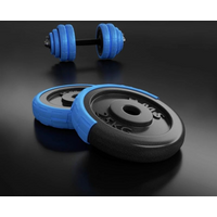 HMS SGG30 BAR 2-in-1 weight set (barbell and dumbbells) 30 kg