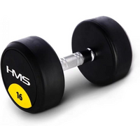 Rubber-coated dumbbell 16kg HMS HG PRO 16