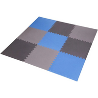 Multipack One Fitness MP10 puzzle mat blue-gray 9 pieces 10 mm