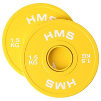 Olympic Bumper Plate 2x1.5kg Yellow HMS CBRS15