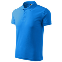 Men's Pique Polo Shirt (snorkel blue)