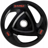 Rubber-coated Olympic plate 25 kg HMS TOX25