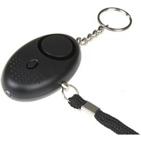 GUARD Scorpion Personal Alarm with LED Flashlight, Black, 120dB Siren (YC-003-BL)