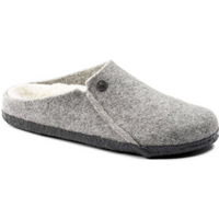 Birkenstock Zermatt Light Gray Wool Felt Insulated Men's/Women's Slippers Regular Wide (1015092)