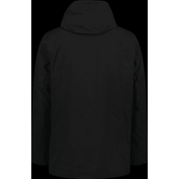 CMP men's long winter sports jacket with hood, black (34K0157/U901)