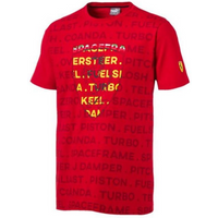 Men's PUMA SF BIG SHIELD TEE red (577828-01)
