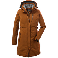 Killtec KOW 165 Women's Hooded Raincoat for Trekking and Everyday Use, Yellow (37726/253)