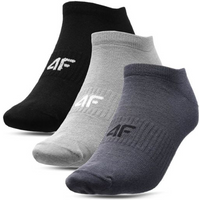 4F Socks NOSH4-SOM301 gray, gray, black
