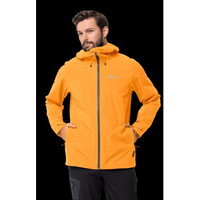 Jack Wolfskin HIGHEST PEAK JACKET M orange pop men's raincoat (1115131_3087)