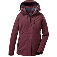 Killtec KOW 170 WMN JCKT women's hooded coat burgundy (38030/445)