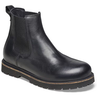 Birkenstock Highwood Slip On M LENA Black men's Chelsea boots made of genuine leather (1025764)