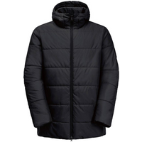 Men's transition jacket Jack Wolfskin DEUTZER LONG JKT M black breathable material black (1207451_6000)