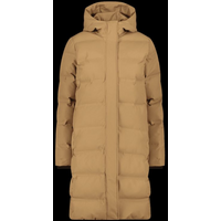 CMP women's long hooded jacket, winter waterproof, insulated, beige (34K0096/P814)