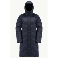 Jack Wolfskin MARIENPLATZ COAT W night blue Down Insulated women's winter jacket navy blue (1206971_1010)