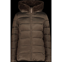 CMP women's winter jacket with hood, sports, insulated, brown (34K0036F/P981)