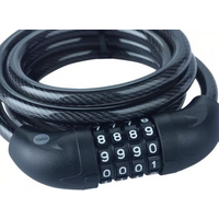 Steel bicycle cable with combination lock 10x1800mm Yale Essential Security Combination Cable Lock
