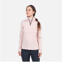 Rossignol W Resort 1/2 Zip T-Shirt Pink