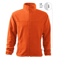 Men's Fleece Jacket (Orange 11 (Brand Label))