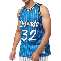 Mitchell & Ness Men's T-Shirt Orlando Magic NBA Swingman Road Jersey Magic 94 Shaquille O'Neal SMJYGS18193-OMAROYA94SON