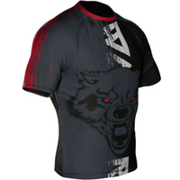 The "Wolf" compression rashguard is made of DBX MORE DRY XL material.