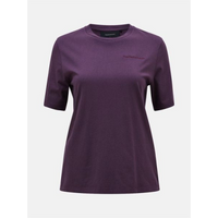 Peak Performance W Original Small Logo Tee Purple