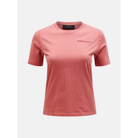 Peak Performance W Original Small Logo Tee Pink T-Shirt