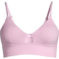 CASALL Triangle Cut-Out Bikini Top Pink