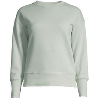CASALL Natural Dye Terry Crew Neck pistachio sweatshirt