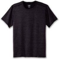 Luxe Short Sleeve Men's Running T-Shirt Black