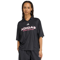 adidas Tiro Q4 Polo Women's T-Shirt Black JN2749