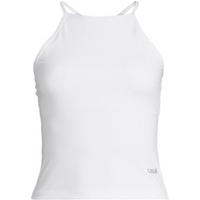 CASALL Built-In-Bra Halterneck Tank white