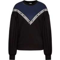 KARL LAGERFELD WOMEN'S SWEATSHIRT BI-COLOUR LOGO