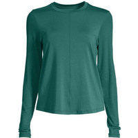 CASALL Delight Crew Neck Long Sleeve T-shirt, green
