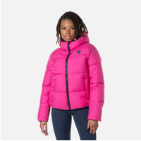 Rossignol W Puffy Hood Jkt Jacket Pink