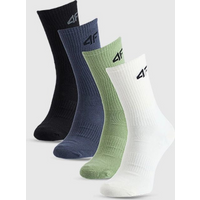 Boys' casual ankle socks (4-pack) 4F 4FJWAW25USOCM390-90S