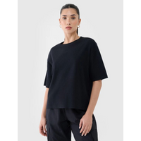 Women's regular waffle knit T-shirt 4F 4FRSS25TTSHF2651-20S