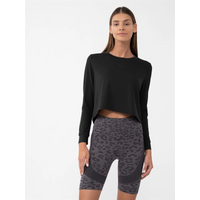 Women's 4F quick-drying slim training longsleeve