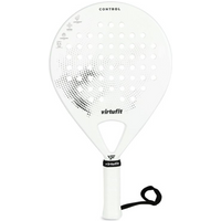 VIRTUFIT PADEL CONTROL RACKET - WHITE AND BLACK