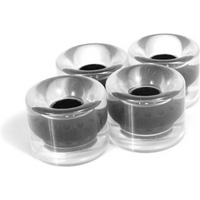 Index card rings 59x46 mm semi-transparent black