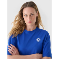 Women's oversize printed T-shirt 4F 4FRSS24TTSHF2546-36S