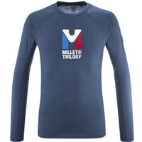 MILLET M Trilogy Wool Ts Ls Navy Blue Underwear