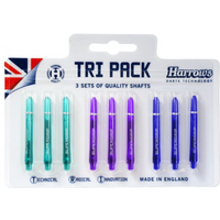 Shafty Harrows TRI PACK Supergrip 3x3 Colored