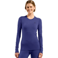 Odlo BL TOP crew neck l/s MERINO 200 long sleeve thermal underwear size S Blue