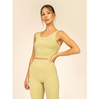 Women's training crop top made of recycled materials 4F x Anna Lewandowska 4F