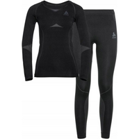 Thermal underwear - Odlo Set long ACTIVE WARM SET size 164cm Black